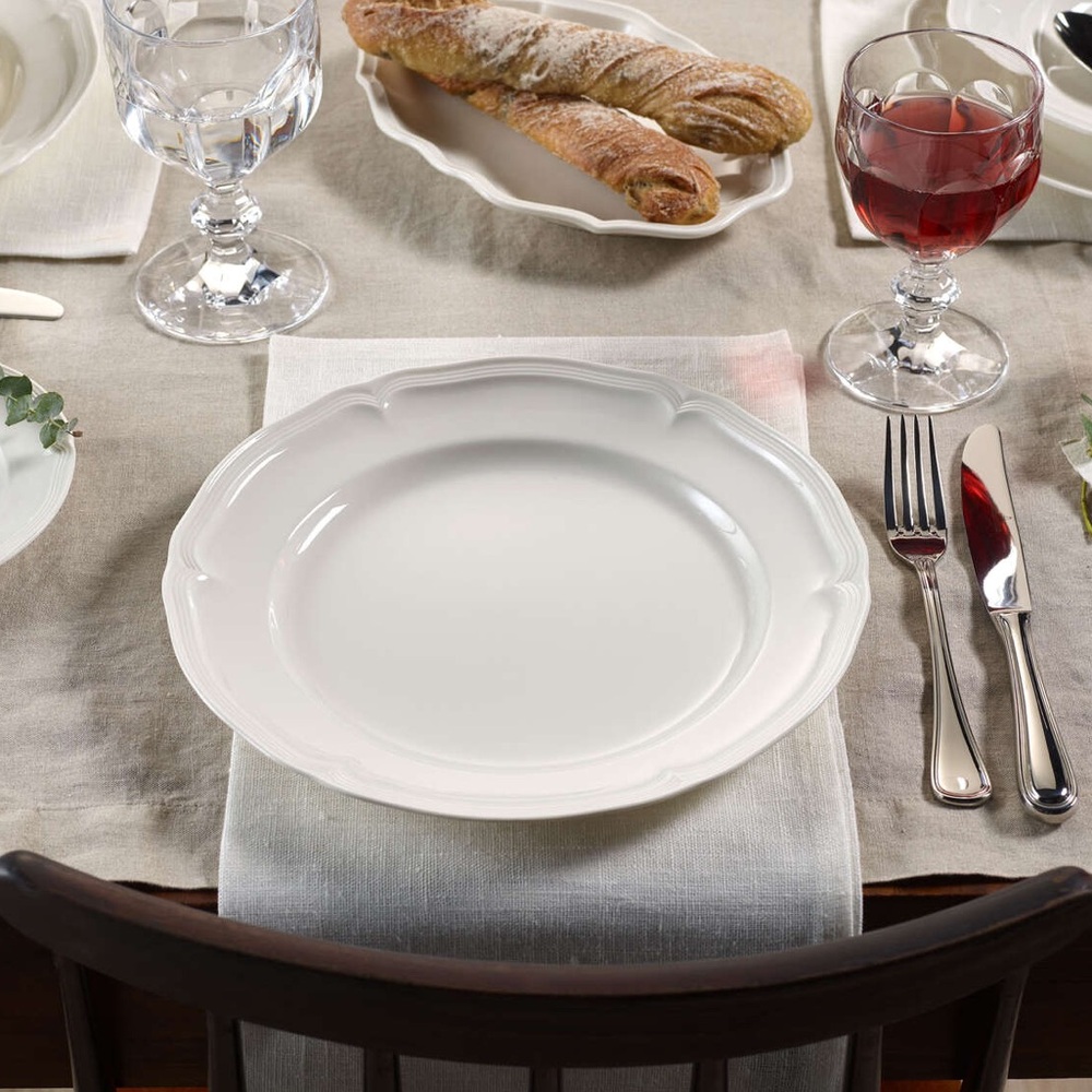 Villeroy & Boch Manoir Dinner Plate, 10.6'', Premium Porcelain, *ONE PLATE